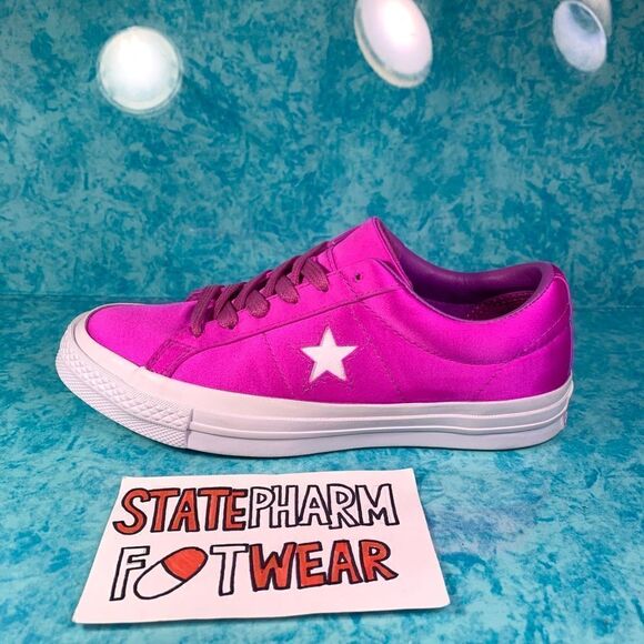 Converse One Star OX Satin ‘Magenta’ - Picture 2 of 4